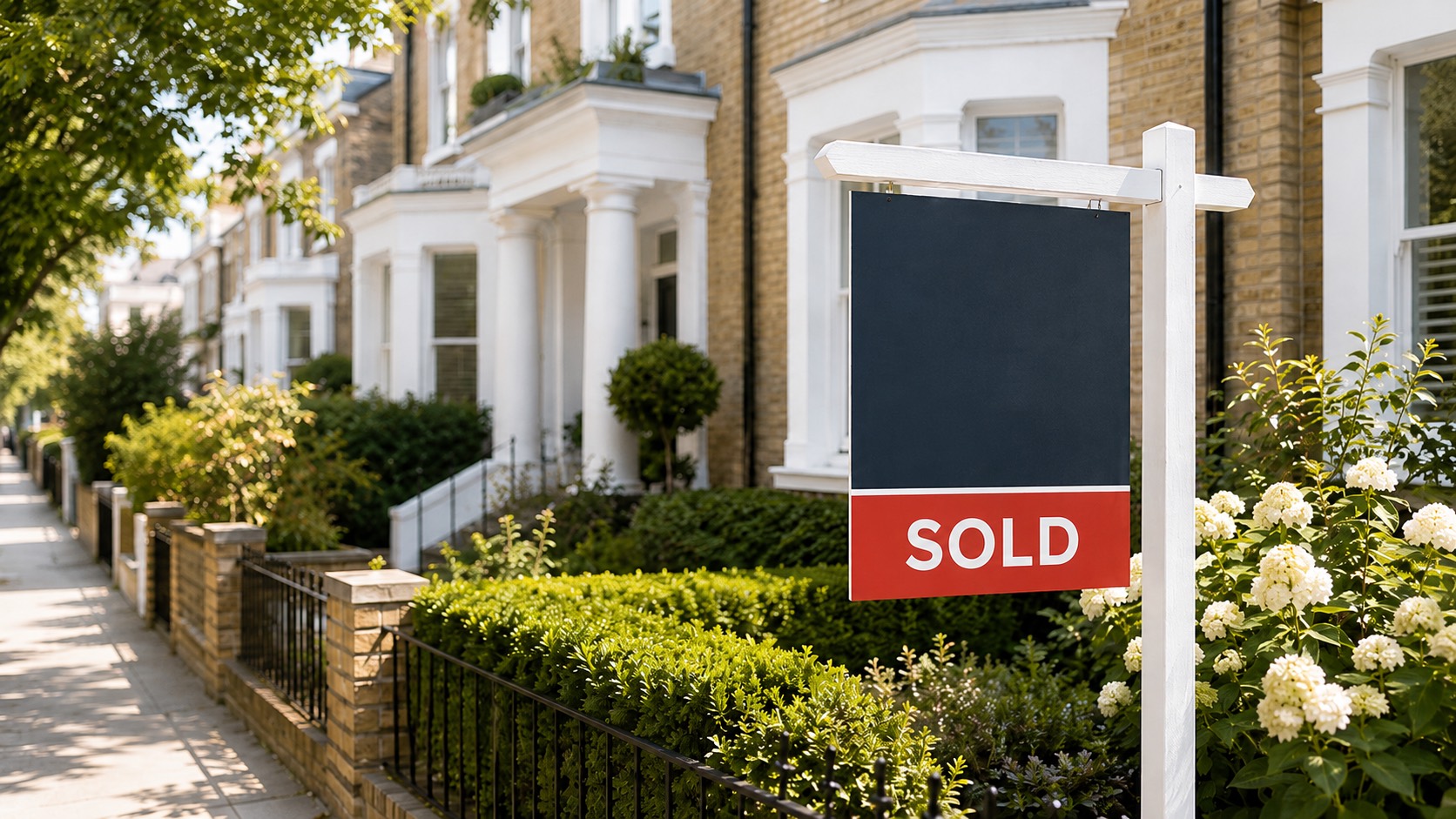 An estate agent preparing a property listing for sale